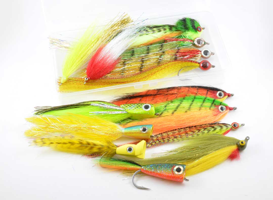 Rainy's Signature Peacock Bass Assortment (14 Pack) – rainysflies